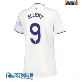 Aston Villa Harvey Elliott #9 Tricou Fotbal Replică 2025-26 Femei Treilea
